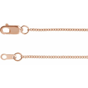 Magdalin Rose Gold Chain Necklace