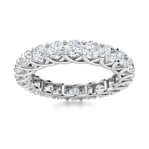 Earla 1.90 Carat Lab-Created Round cut 4 Prong  Diamond Ring
