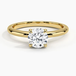 Cherisa Natural 4 Prong Solitaire Diamond Ring