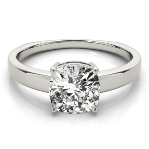 Biana Natural Diamond Round cut 4 Prong  Classic Solitaire Engagement Ring