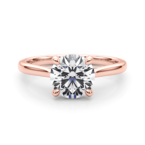  Benet Lab-Created Diamond Rose Gold 4 Prong Classic Solitaire Engagement Ring