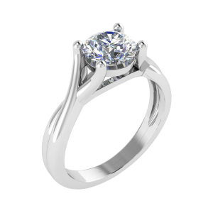 Luxury 4 Prong Solitaire Engagement Ring 