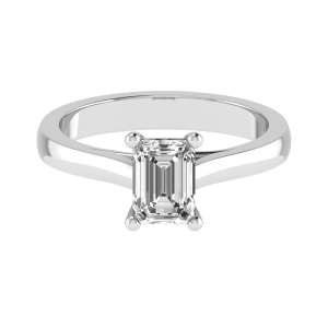 Breigh Natural Diamond 4 Prong Classic Solitaire Engagement Ring