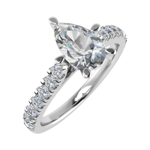 Orla Classic Style Side Stone Engagement Ring