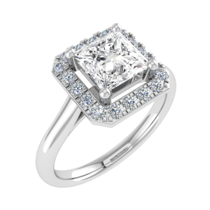Willa Lab-Created 4 Prong Cluster Diamond Ring