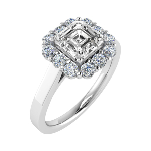 Stephenie Lab-Created 4 Prong Cluster Diamond Ring