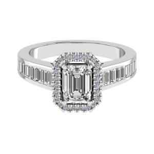 Sana Lab-Created 4 Prong Cluster Diamond Ring