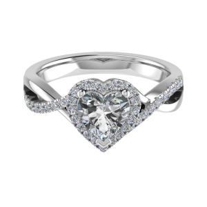 Ema Lab-Created 3 Prong Everyday Diamond Ring