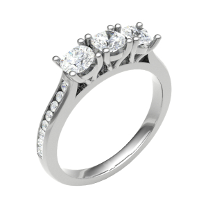 Jiya 4 Claw Designer Diamond  Engagement Ring