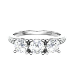 Jiya 4 Claw Designer Diamond  Engagement Ring