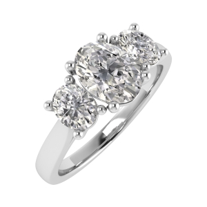 Lindsey Oval Cut Classic Engagement Ring