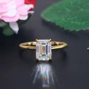 0.20-3.00 Carat Sheena Emerald Cut Solitaire Engagement Ring