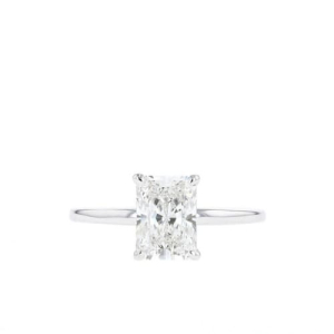 Ria 0.20-3.00 Carat Radiant Cut Solitaire Engagement Ring