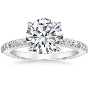 0.20-3.00 Carat Round Cut Engagement Ring Diamond Set