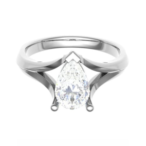 Daisia Natural 4 Prong  Solitaire Diamond Ring
