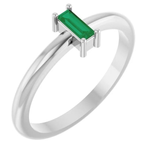 Yumi 0.20 Carat Emerald Round cut  Diamond Ring