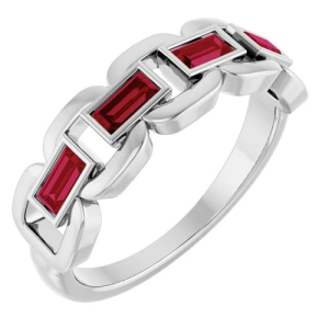 Xia Natural Ruby  Diamond Ring