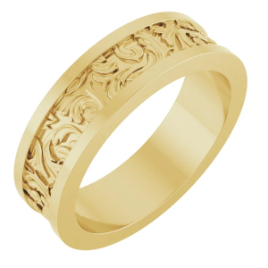 Madeline Round cut Gold Engagement Ring