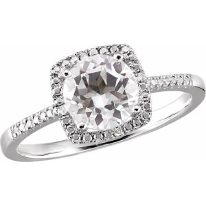 Bella 0.20-3.00 carat Moissanite And Natural Diamond Halo Engagement Ring
