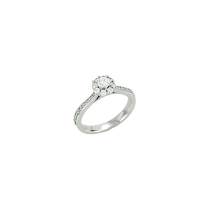Alice 0.20-3.00 carat  Natural Round Diamond Halo Engagement Ring