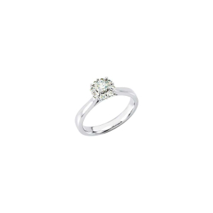 Ava 0.20-3.00 carat  Natural Round Diamond Halo Engagement Ring