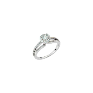 Luna 0.20-3.00 Carat Natural Round Diamond Engagement Ring