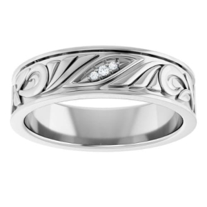Dulcie 0.20 Carat Lab-Created Round cut 4 Prong  3 Stone Diamond Ring