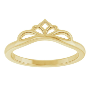 Averielle Yellow Gold Plain Wedding Ring for Women