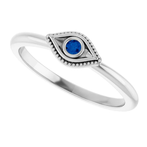 Anise 0.05 Carat Blue Sapphire Round cut 