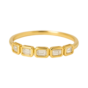 Alveera Lab-Created Yellow Gold Diamond for Women Wedding Ring