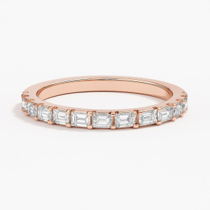 Elanora Lab-Created Rose Gold Diamond for Women Wedding Ring