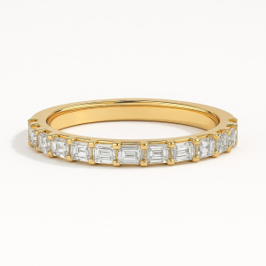 Elanora Lab-Created Yellow Gold Diamond for Women Wedding Ring