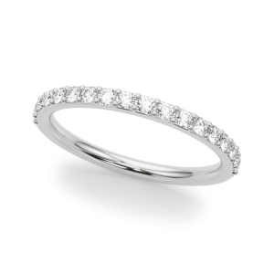 Ondine Lab-Created Diamond Silver Half Eternity