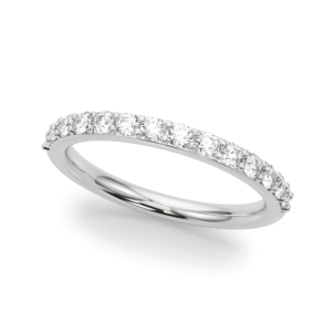 Morwenna Lab-Created Diamond Silver Half Eternity