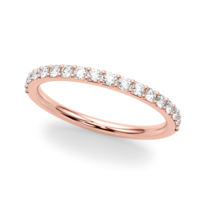 Jolinia Lab-Created Diamond Rose Gold Half Eternity