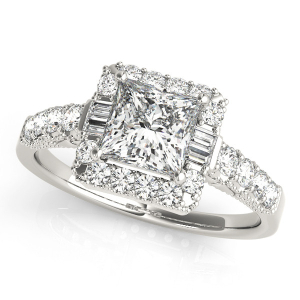 Kamilla Natural Halo Engagement Diamond Ring