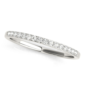 Naya Natural Silver Pave  Half Eternity Diamond Ring