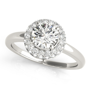 Linden Natural Halo Diamond Ring