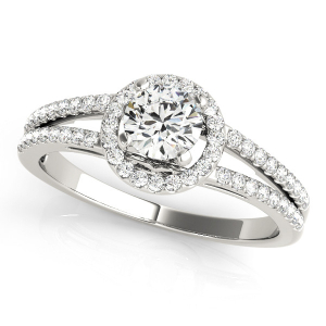 Jacklyn Natural Halo Diamond Ring
