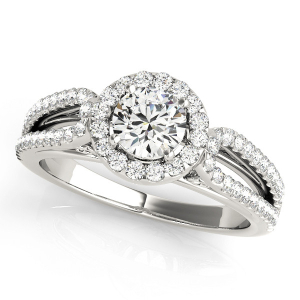 Lili Natural Halo Diamond Ring