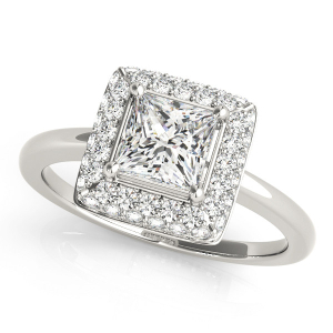 Lori Natural Halo Diamond Ring