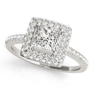 Leora Natural Halo Diamond Ring