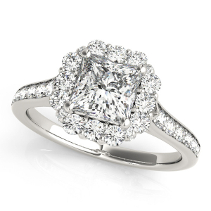 Joan Natural Halo Diamond Ring