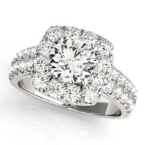 Koralina Natural Halo Diamond Ring