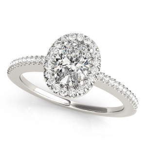 Lauryn Natural Halo Diamond Ring