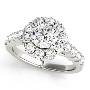 Luci Natural Halo Diamond Ring