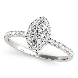 Kendra Natural Halo Diamond Ring