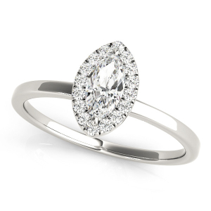 Livia Natural Halo Diamond Ring
