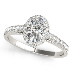 Kassidy Natural Halo Engagement Diamond Ring