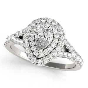 Laylani Natural Halo Diamond Ring